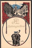 ^Studentenkarte Zähringia Bern 1912