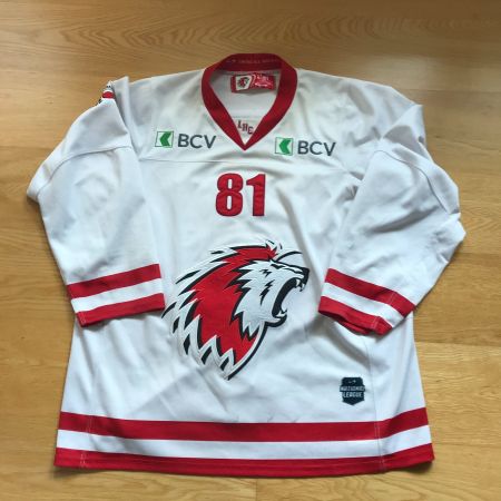 Lausanne HC 2019-20 game worn Ronald Kenins