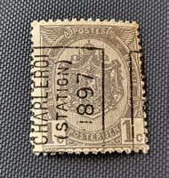 Belgien Aufdruck alte briefmarke