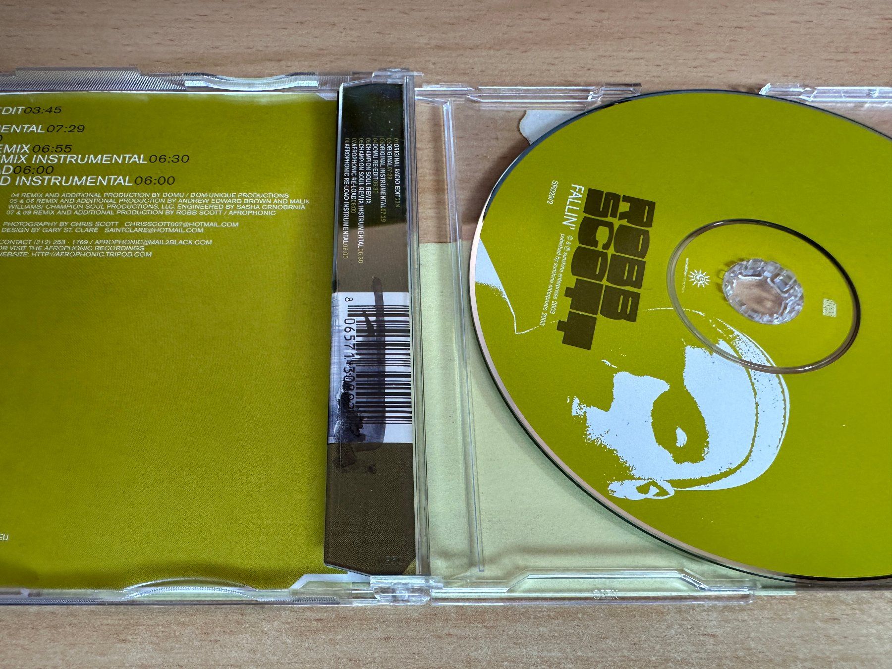 CD: Robb Scott – Fallin' - Maxi CD – Usato da Rikon im Tösstal venduto da Alpenmutz 1