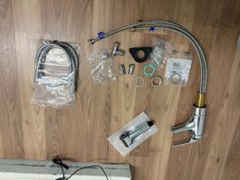 KWC Küchenarmatur mit Ausziehbrause Chrom neuwertig