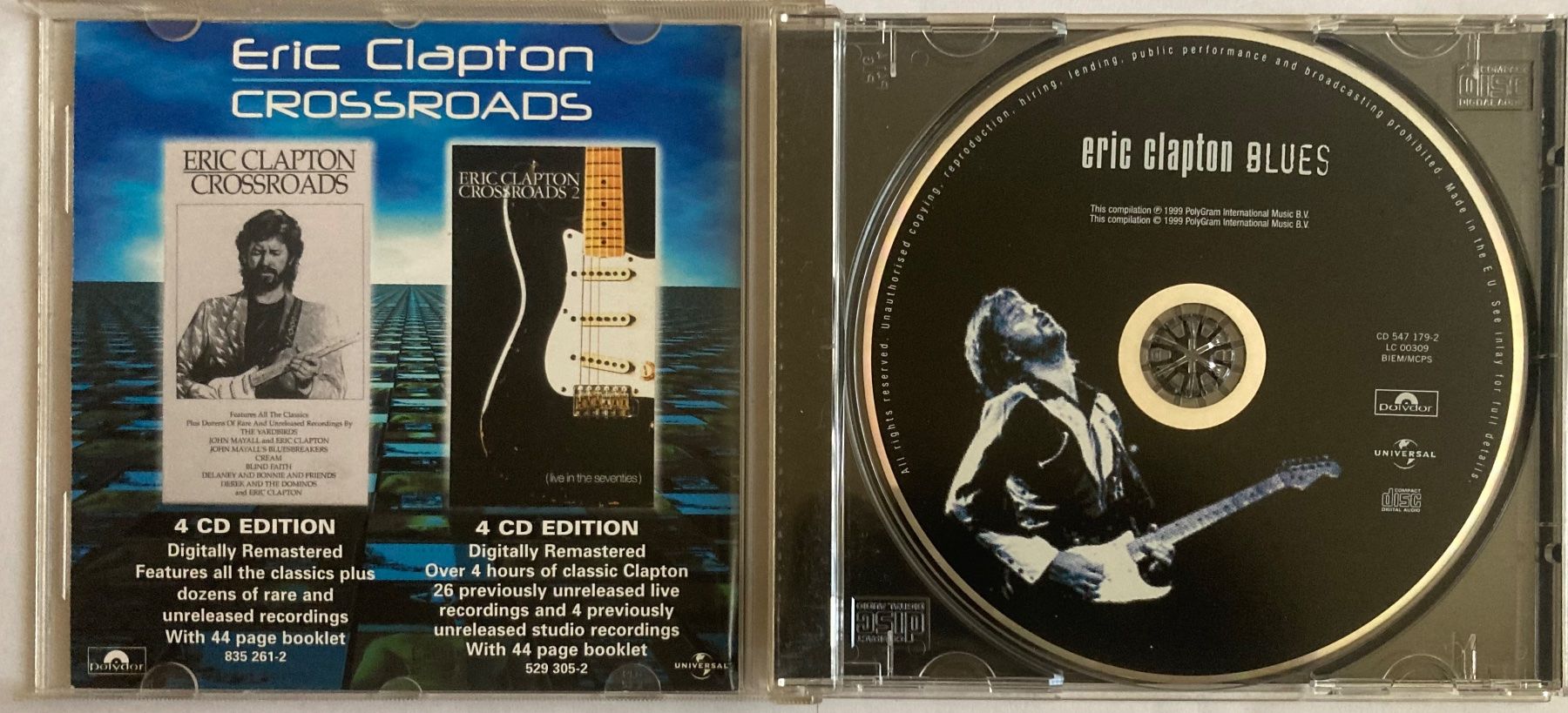 CD: ERIC CLAPTON - BLUES – Usato da Poliez-Pittet venduto da Newtown-Records 2