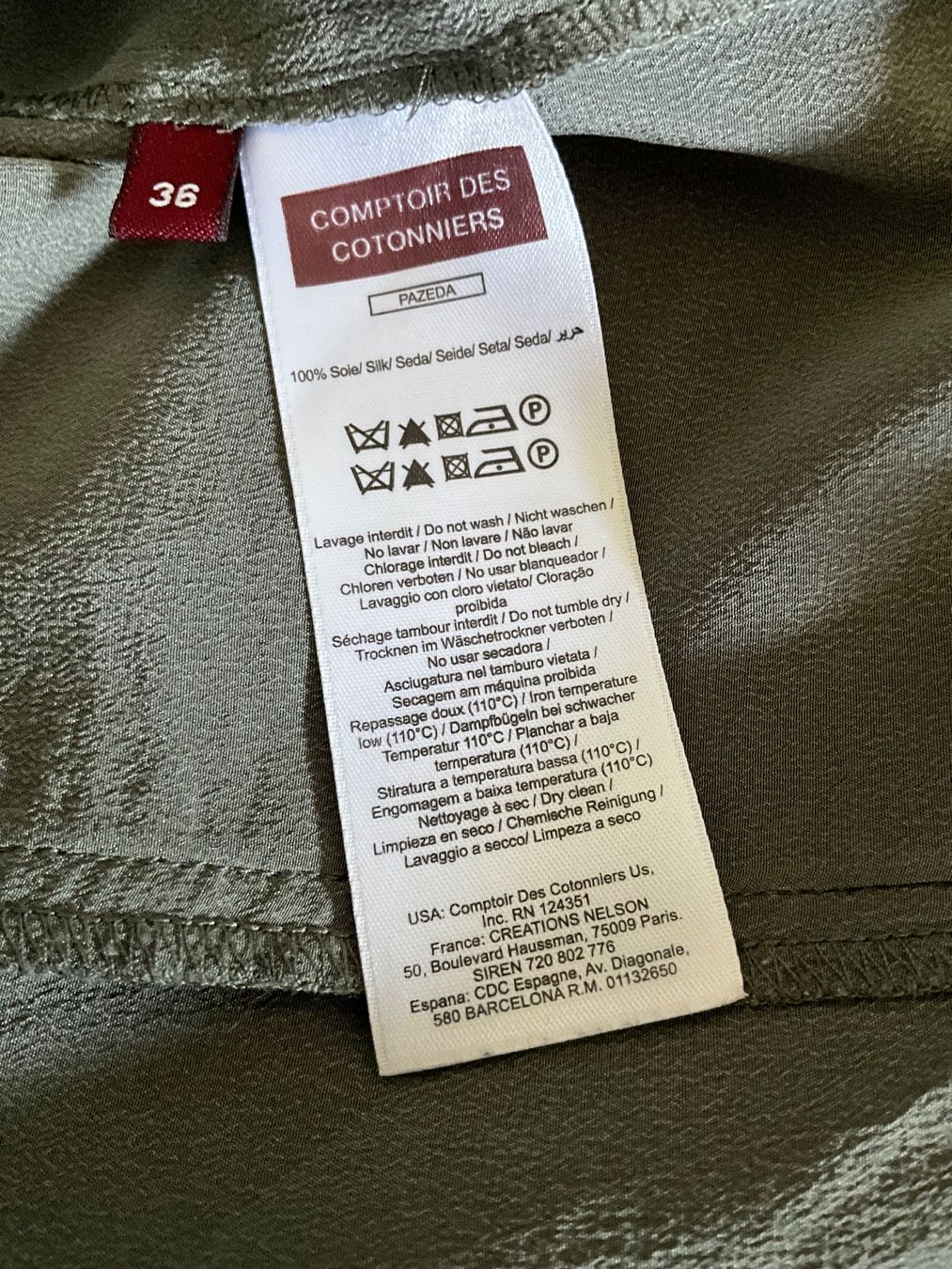 Vestiti: 100% Seide Kleid Gr. 36 – Nuovo (secondo la descrizione) da Muri b. Bern venduto da SmuriS 5