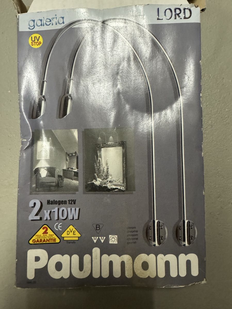 Lampen: Paulmann Lord Halogen Lampe, 2er Set, Chrom, neuwertig – Neu und originalverpackt aus Aettenschwil von msc_7nm7