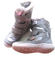 wie neu Gr. 30 SUPERFIT Winterstiefel hellgrau rosa Tex