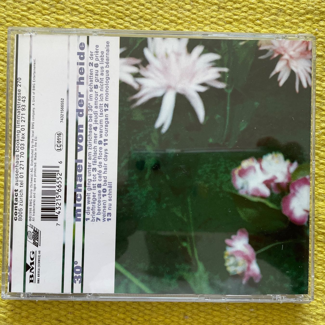 CD: MICHAEL VON DER HEIDE-30GRAD – Usato da Rorschacherberg venduto da CD-Roli 1