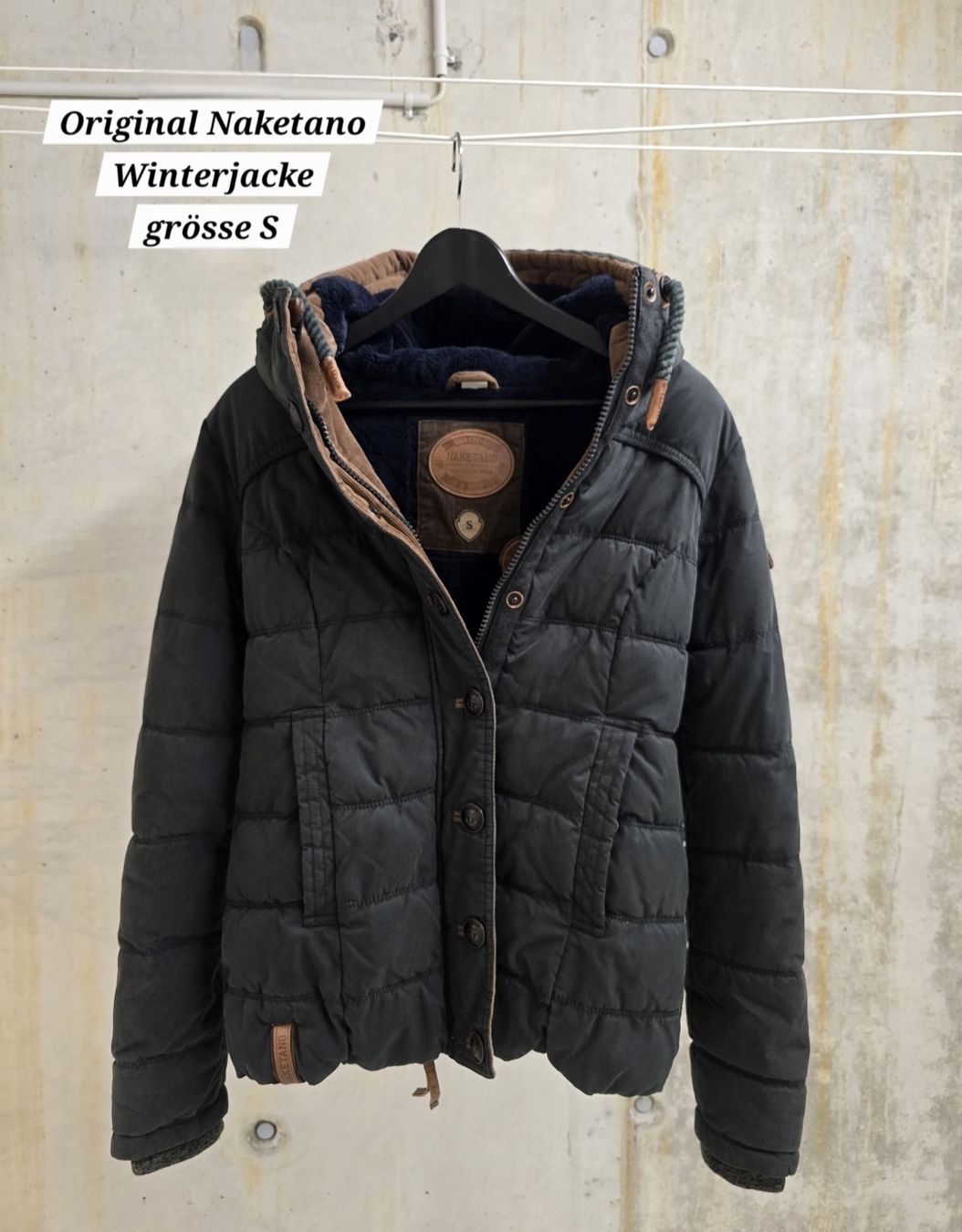 Damen Jacke Naketano Winterjacke Herren 3xl Jacket Coat Naketano