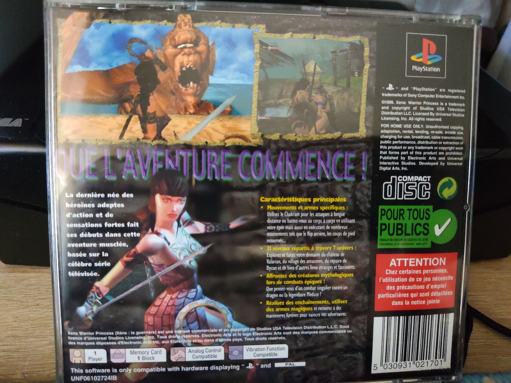 Sony Spiele: Jeu PS1 Xena Warrior Princess version PAL complet – Gebraucht aus fribourg von GameSpot 1