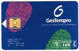Telefonkarte Spanien P-121 GesTempro