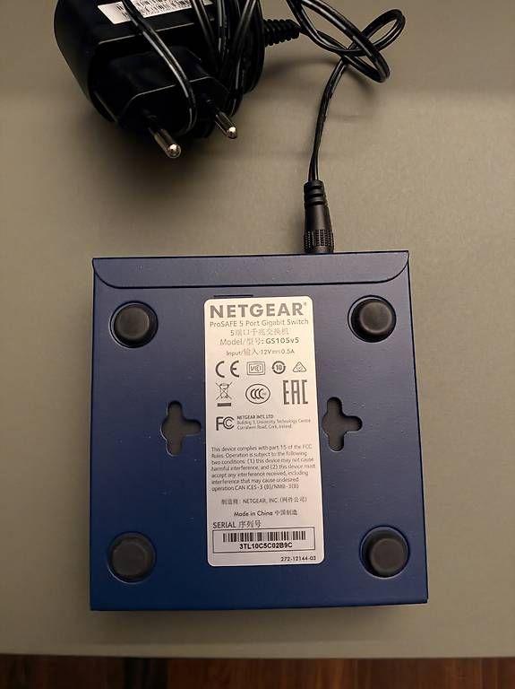 Hubs & Switches: Netgear GS105 Gigabit Switch – Gebraucht aus Glattpark(Opfikon) von mau5hax 1