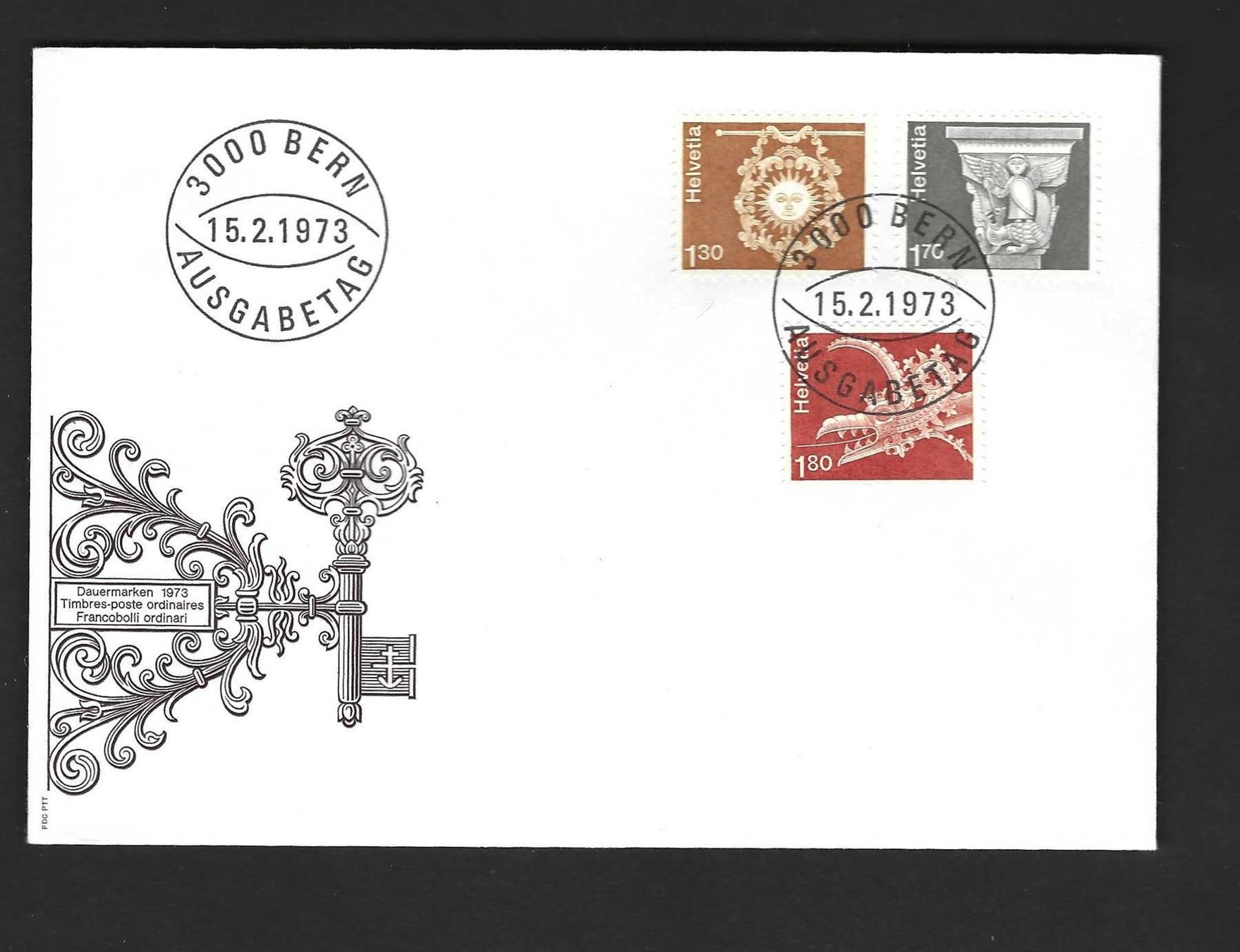 Tutti i francobolli: CH FDC Satz 1973 – Nuovo e nell'imballaggio originale da Koblenz venduto da Markenhimmel