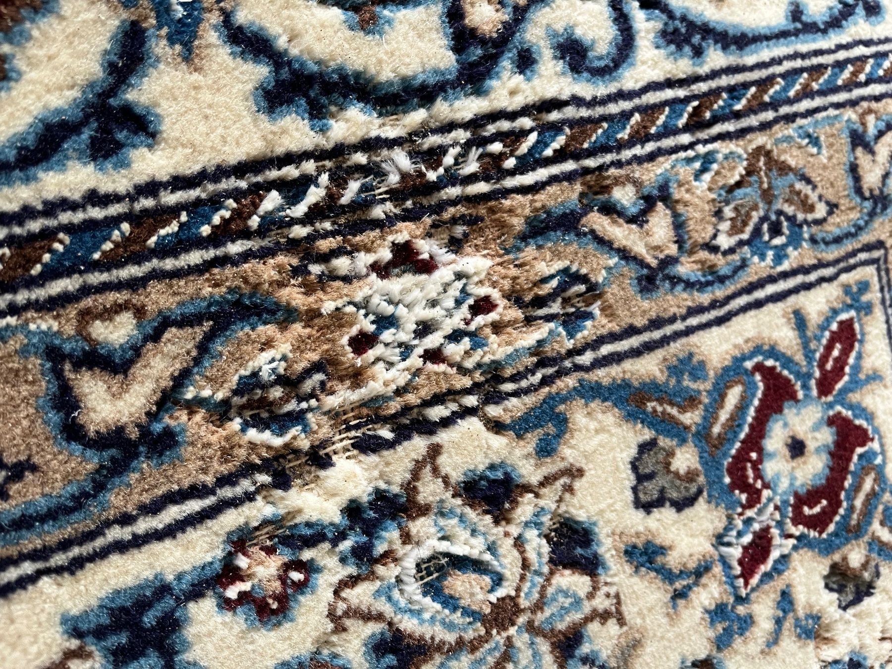 Tappeti: Persischer Nain Teppich ca. 2m x 2m, mit Seide, signiert – Usato da Netstal venduto da spaltflo01 6