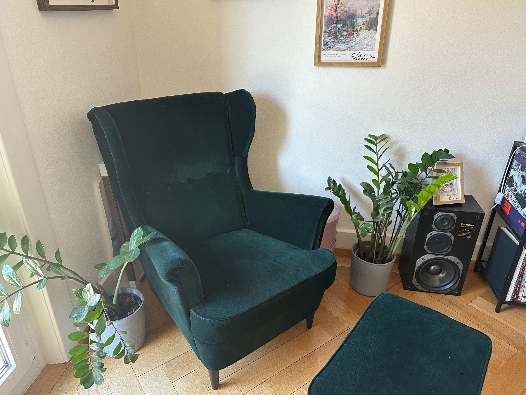 Ikea Poltrone: Samt Sessel inkl. Hocker – Usato da Bern venduto da mic_8tx9 2