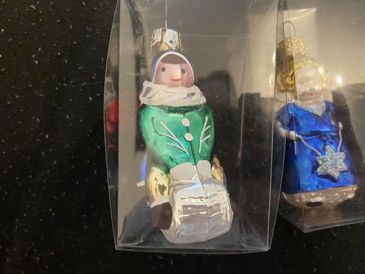 Tutte le decorazioni: 3 ältere Weihnachtskugeln Christbaumschmuck Glas – Usato da Buchrain venduto da Sisi83 1