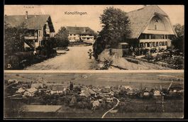 AK Konolfingen, Straßenpartie im Ort