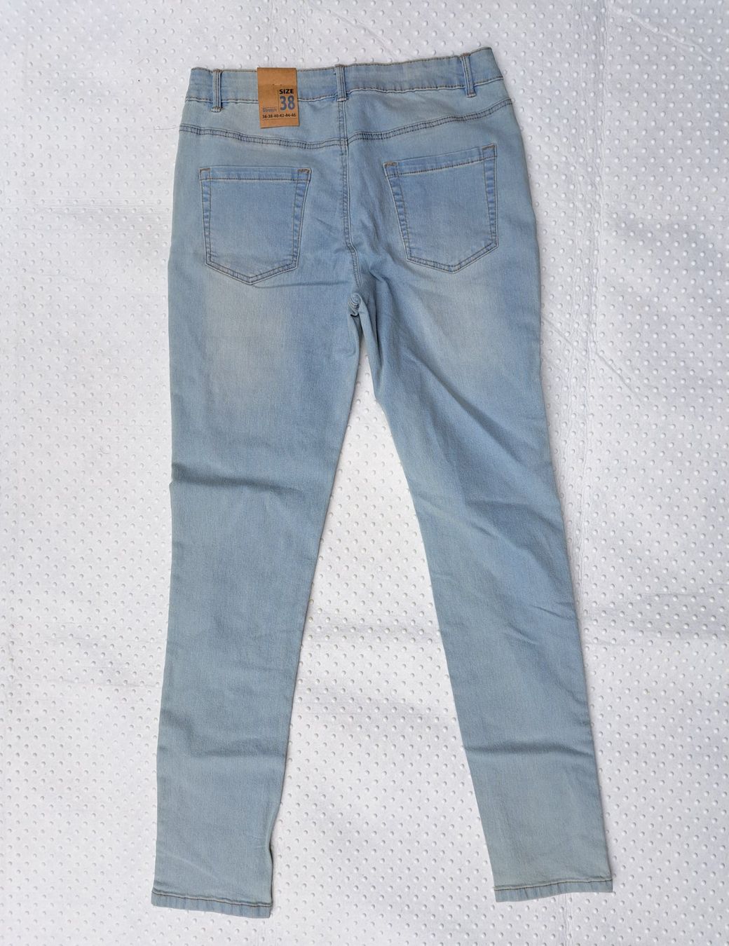 Pantaloni: NEU! Stretch Damenhose Hellblau Grösse 38 – Nuovo e nell'imballaggio originale da Gysenstein venduto da joshuas81 2