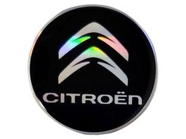 Citroen Nabendeckel 3D Aufkleber Sticker 48mm 4er Set NEU