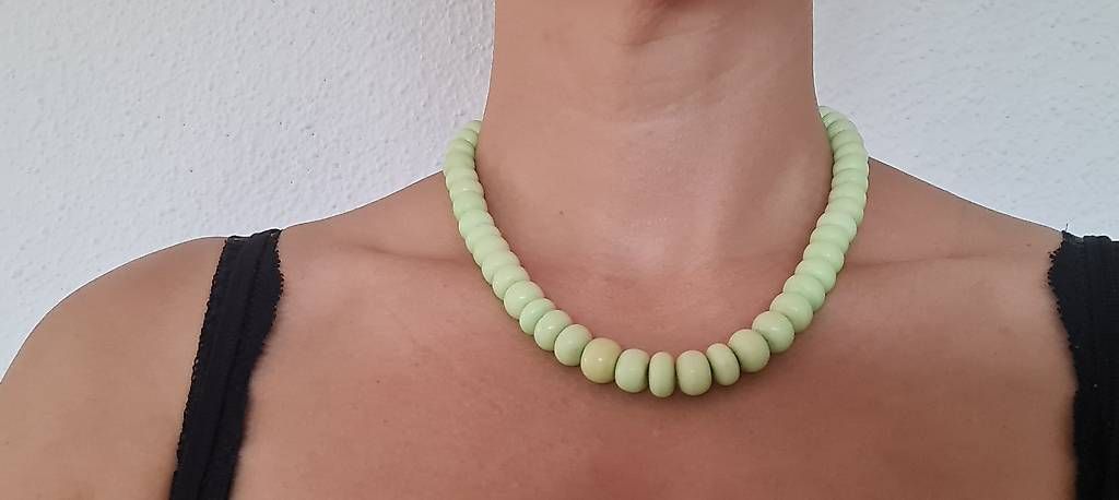 Ketten: Zitronen Chrysopras Collier – Gebraucht aus Dübendorf von powerblume 1