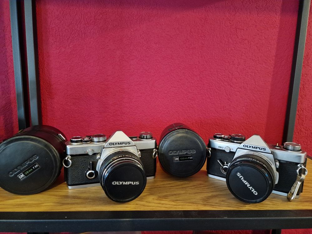 Olympus OM-2 avec deux objectifs (50mm + 75-150mm) - Photo, audio & vidéo