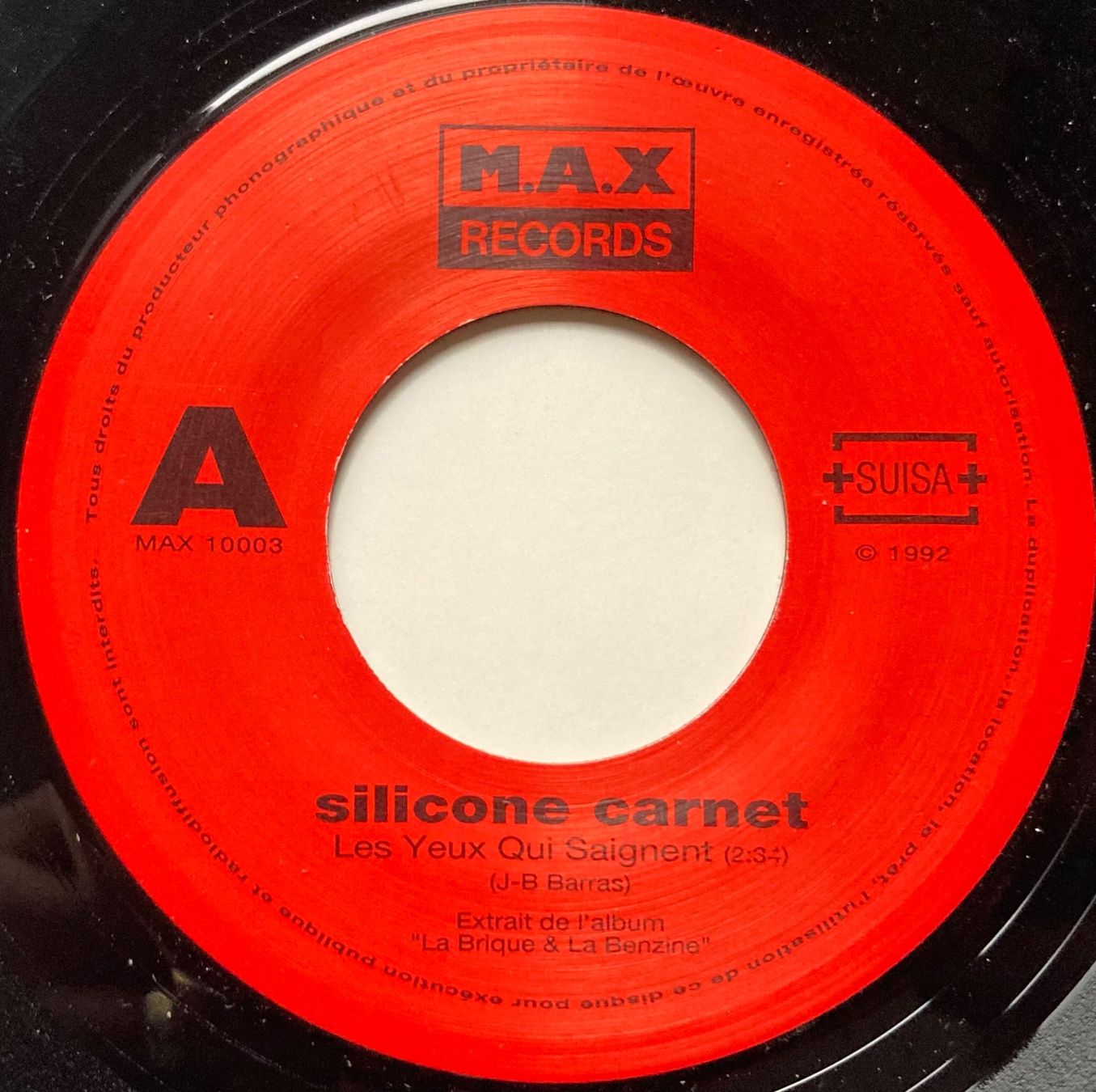 Schallplatten: SILICONE CARNET - LES YEUX QUI SAIGNENT – Gebraucht aus Poliez-Pittet von Newtown-Records 1