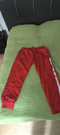 Pusher Apparel Jogginghose rot Grösse XL guter Zustand
