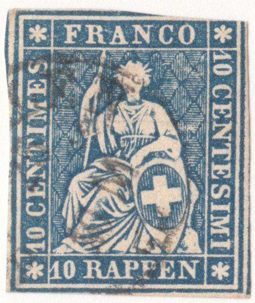 Tutti i francobolli: SBK 23B4 (23G) mit Rundstempel – Usato da Bürglen TG venduto da StampGraf