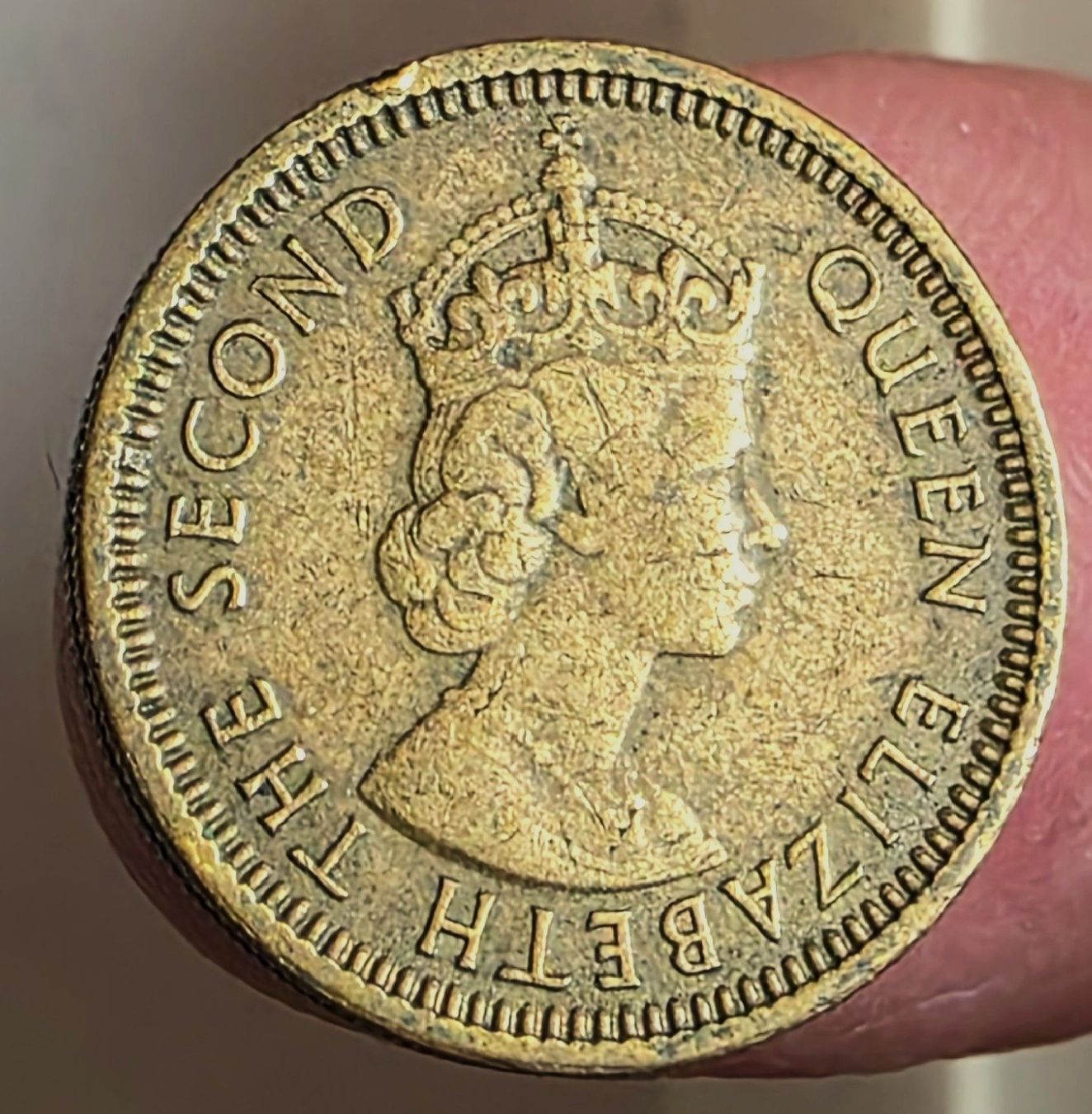 Alle Münzen: HONG KONG 5 CENTS 1960 – Gebraucht aus Winterthur von Creso70 1