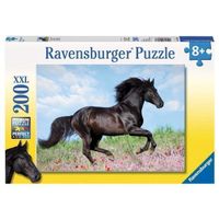 Puzzle Schwarzer Hengst, 200 XXL T., Ravensburger, neu