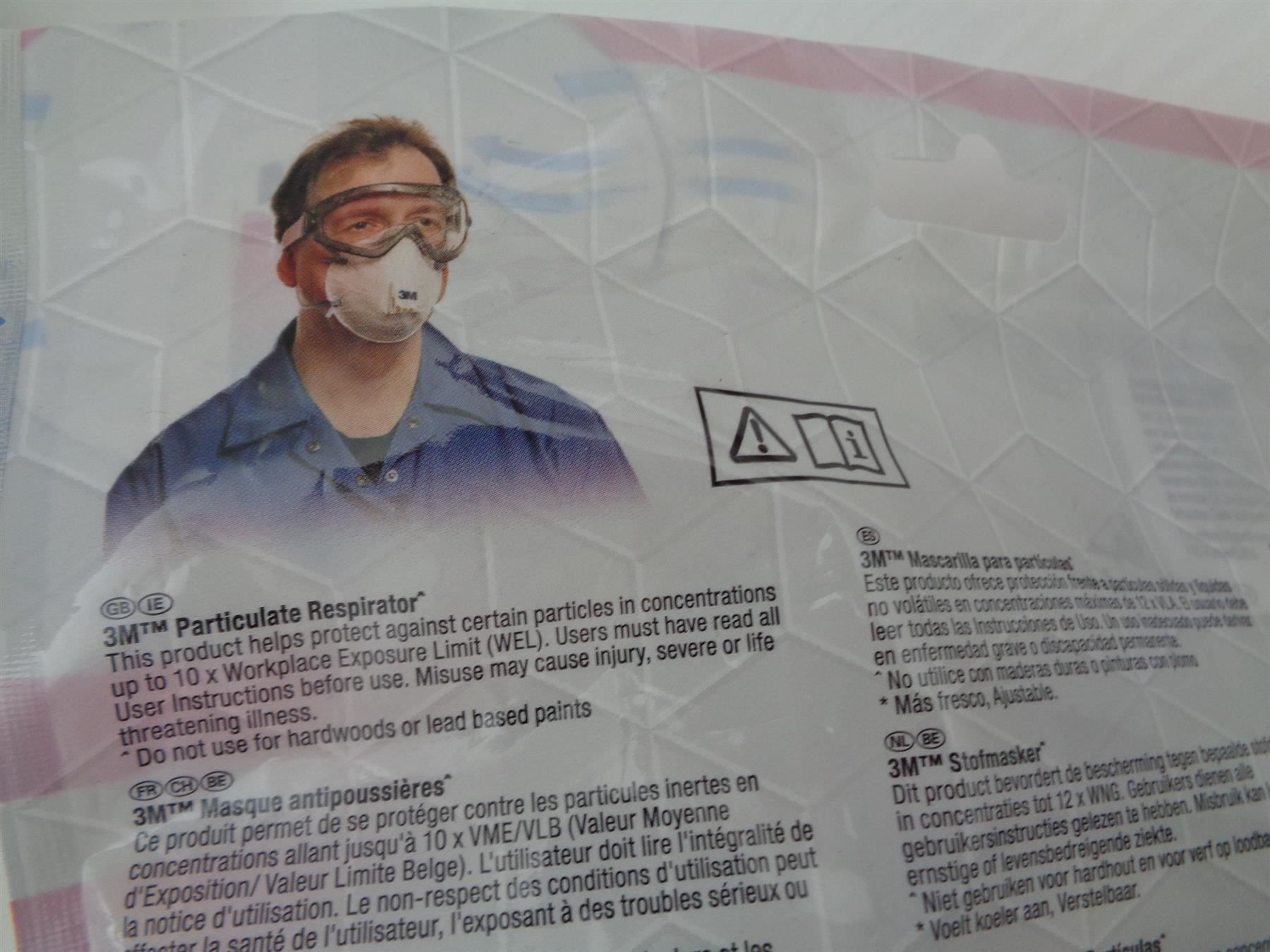 Protezione per viso e udito: 3M Arbeitsmasken FFP2 mit Ventil 9 Stück – Nuovo e nell'imballaggio originale da Chur venduto da omonia 4
