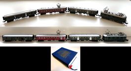 Alte Märklin SBB Lok Re 4/4 mit 3 Wagen + Koll's 2015
