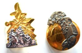 Basel Fasnachtsplaketten Gold 1999, 2000