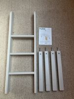 FLEXA Leiter und 4 Füsse grau fast neu