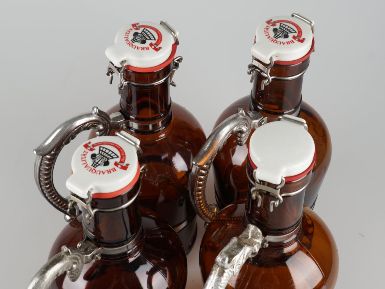 Bicchieri, Caraffe & Bottiglie: 4× Braune Bierflaschen – Usato da Rüti ZH venduto da Restwert_Rueti_ZH 6