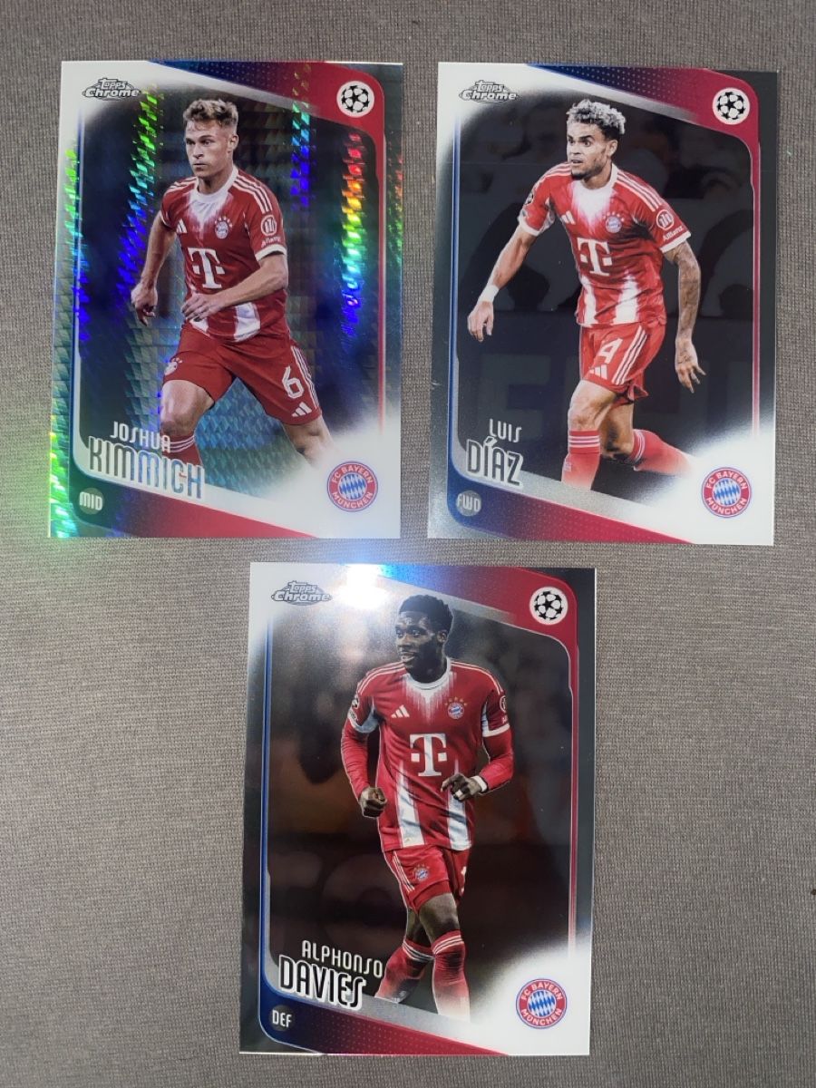 Topps Carte collezionabili: FC Bayern München Topps Chrome Set 2026 – Usato da Dornach venduto da kil_rc55