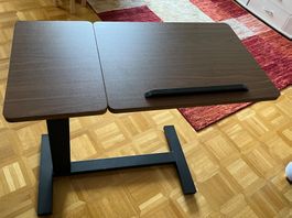 Laptoptisch höhenverstellbar neigbar braun schwarz neu
