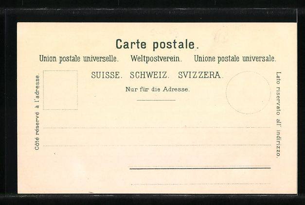 Cartes postales: Lithographie Glion, Ortspartie – D'occasion à Berlin par bartko-reher 1