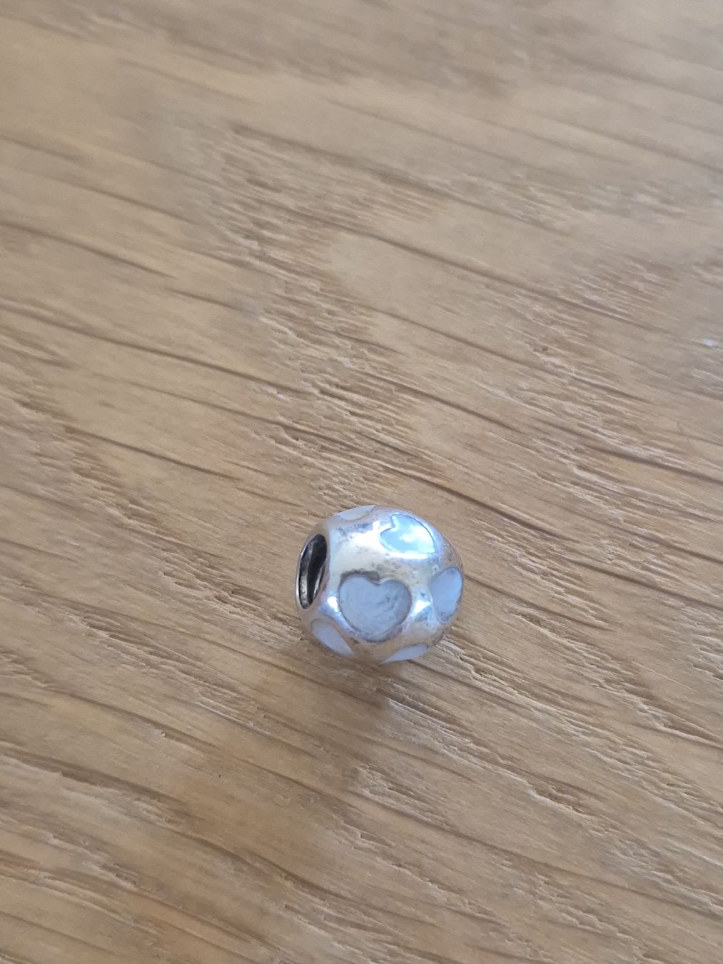 Pandora Ciondoli: Pandora Silber Charm-Perle "Herzen" 925 Sterling – Usato da Zuzgen venduto da SaBee91 1