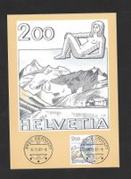 Maximumkarte Nr. 689 Jungfrau ET Zermatt 24.11.1983