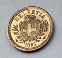 1851 1 Rappen -unz