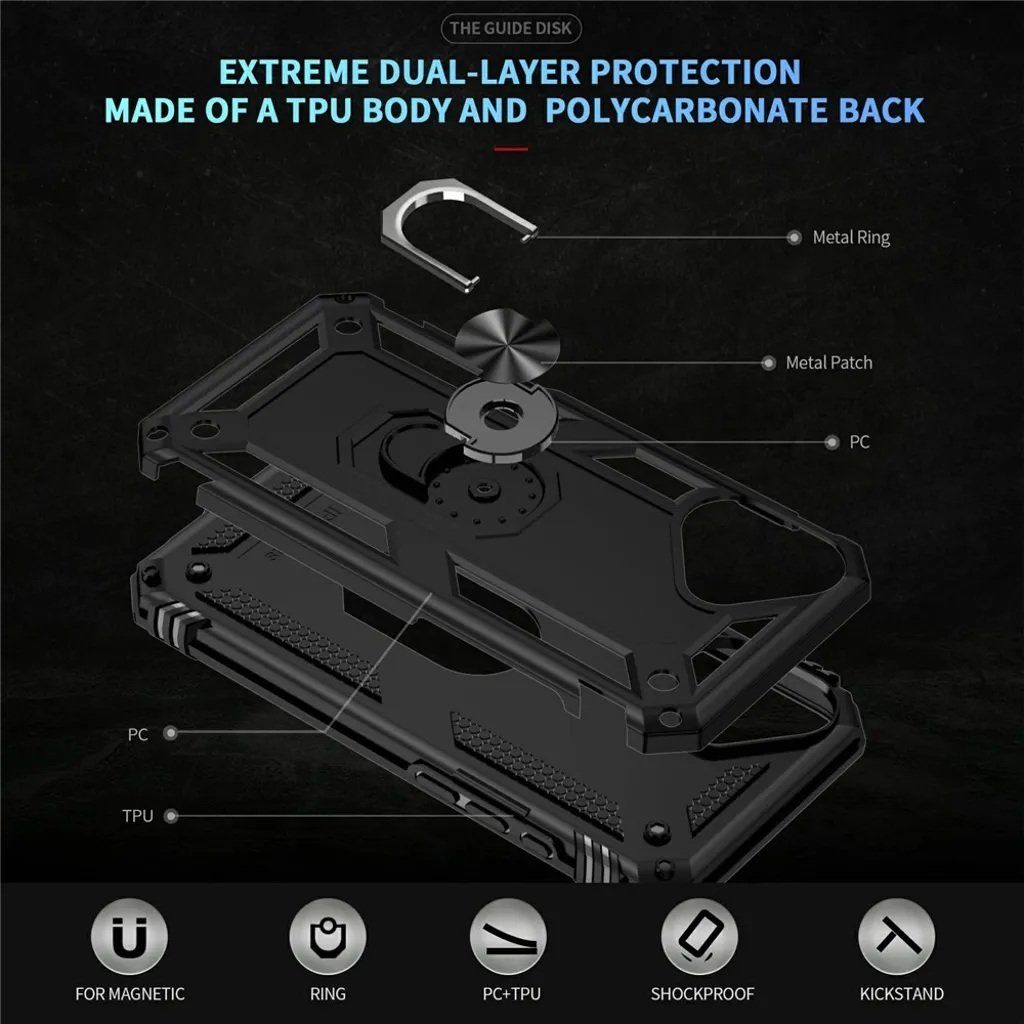 Cover & Protezioni schermo: iPhone 17 Hülle Etui Ring Case Magnet Cover Tasche Coque – Nuovo e nell'imballaggio originale da Volketswil venduto da coverandmore 4