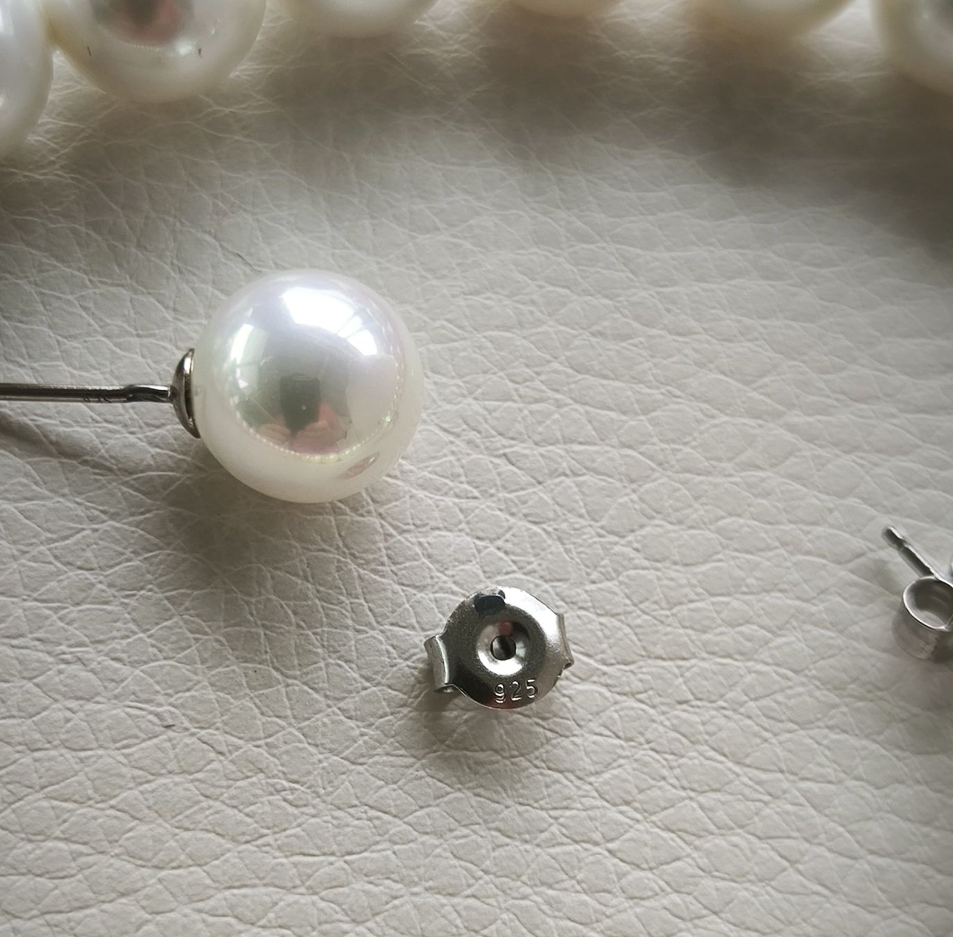 Perle (finte): Muschelkernperlen Set – 10 mm – Nuovo (secondo la descrizione) da Miège venduto da gitarro68 3