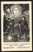 Grenzbesetzung August 1914, Dir Vaterlan