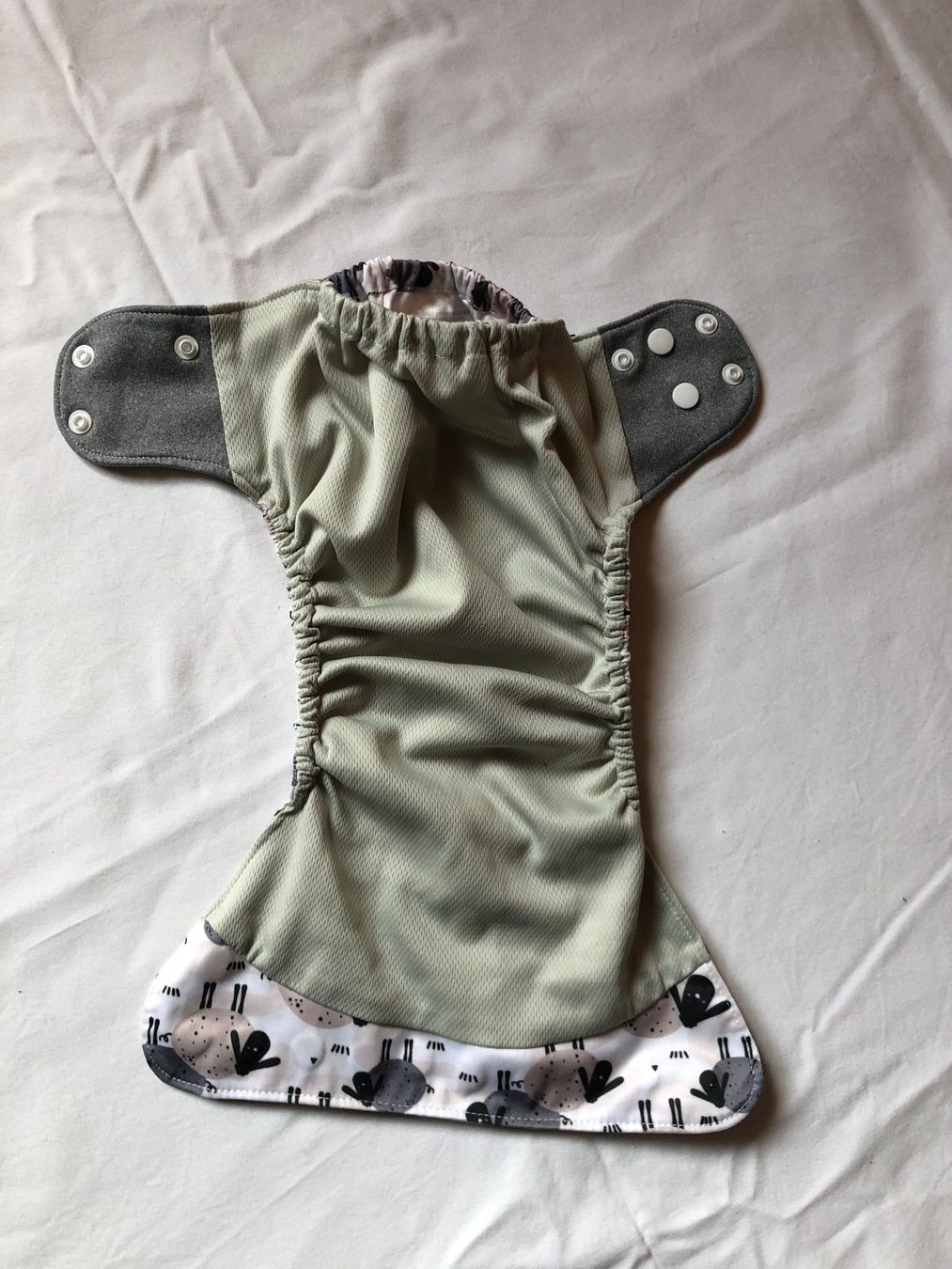 Secchi per pannolini & Pannolini: Pocketwindel, Stoffwindel von Elinfant mit Schäfchen – Usato da Sirnach venduto da Lenes 2