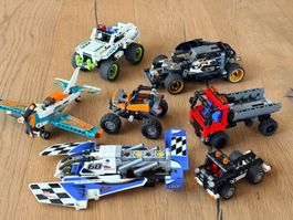 Riesige LEGO Technic Fahrzeug Sammlung u.a. mit PULL BACK