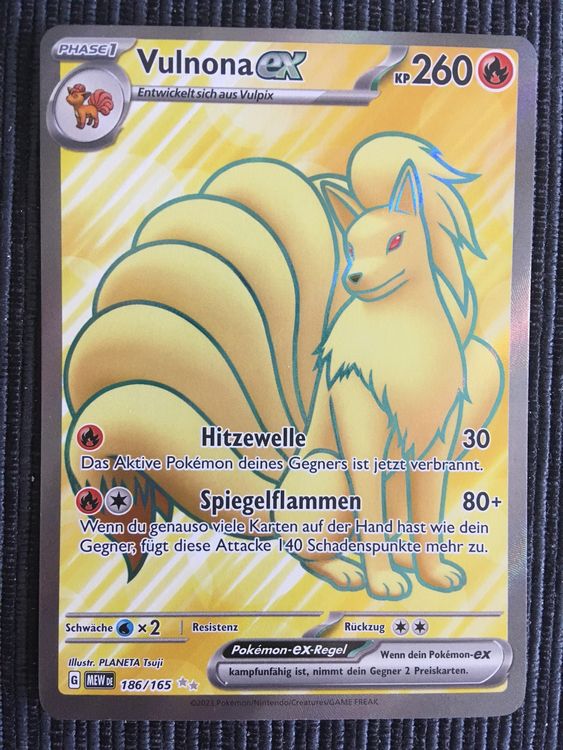 Vulnona Ex 038/165 - Pokémon 151 Karte (DEU) Günstig Kaufen