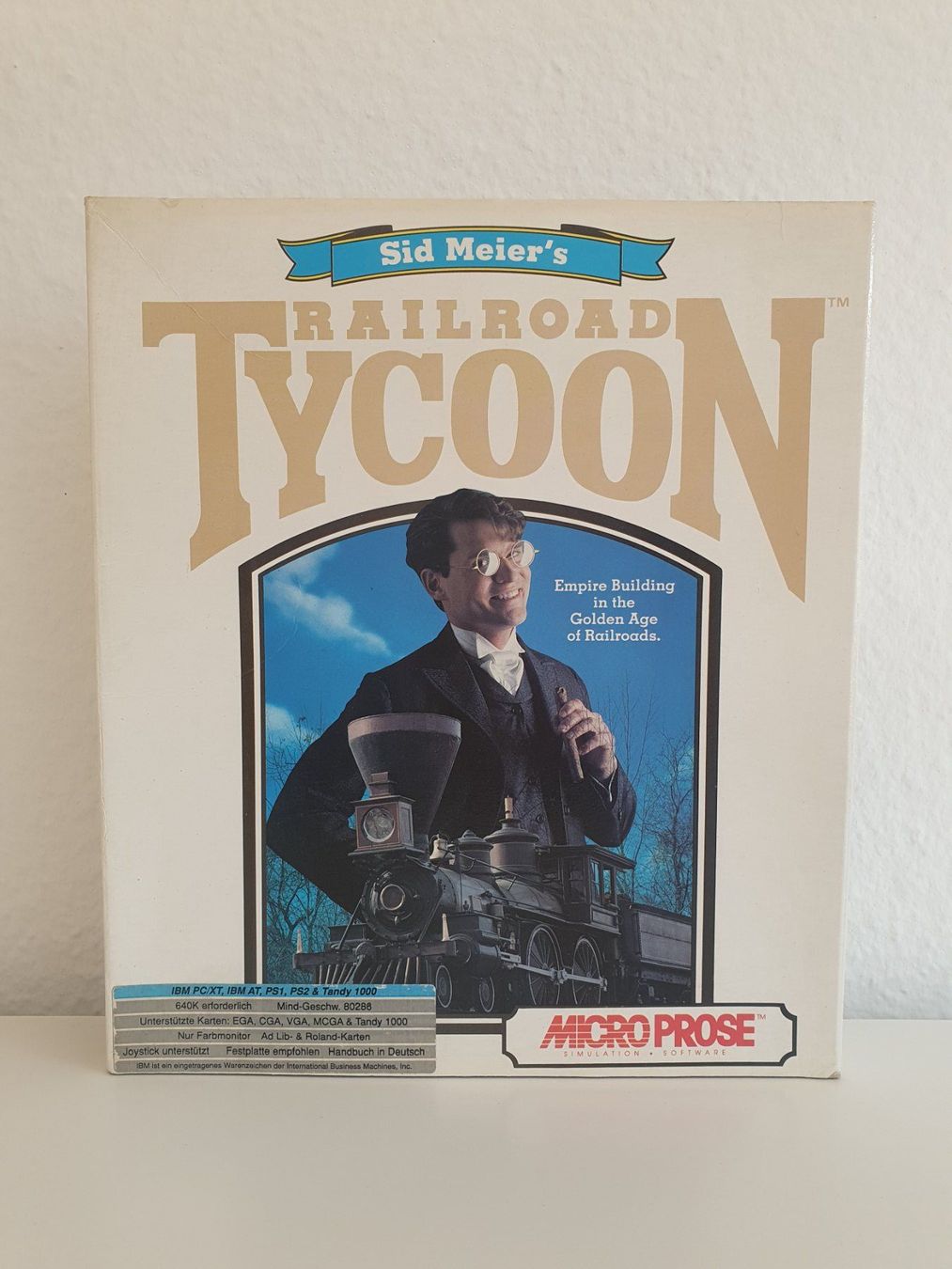 Giochi: PC Game Sid Meier’s Railroad Tycoon (1990) Big Box – Usato da Greifensee venduto da perfectioN88 1