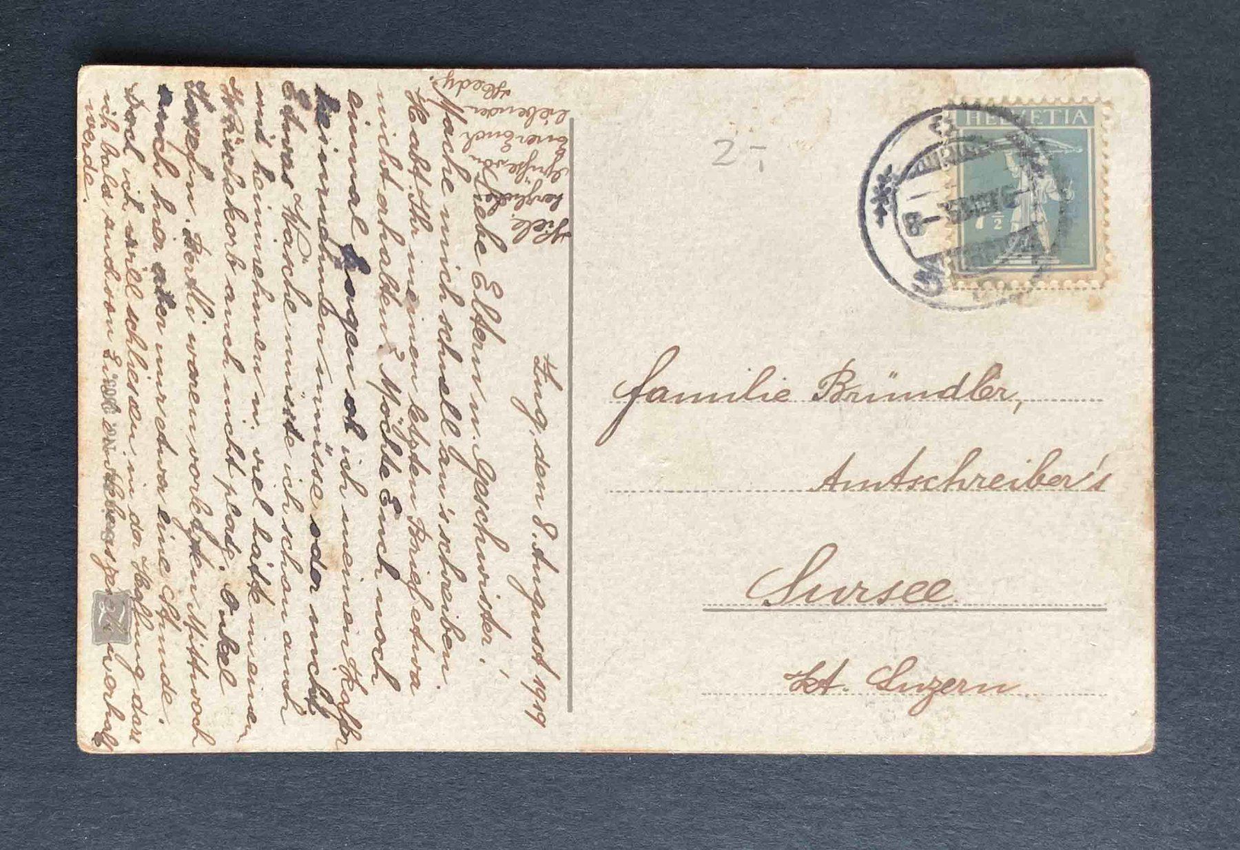 Ansichtskarten: AK Kunstkarte NZC Serie 3003 – Gebraucht aus Goldau von artelier1 1
