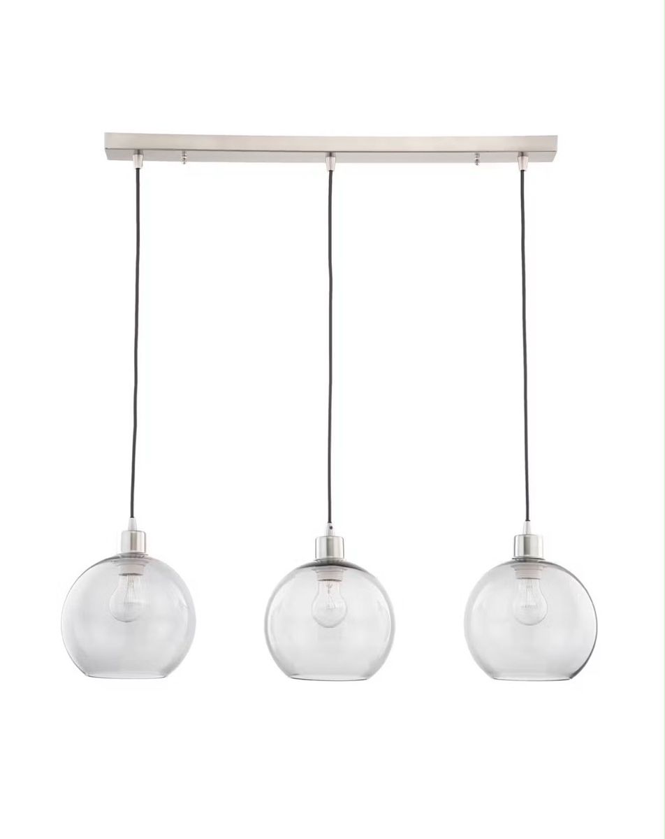 Lustres & lampes de plafonds: Moderne Pendelleuchte mit 3 Glaskugeln – D'occasion à Mellingen par sim_g6tk 1