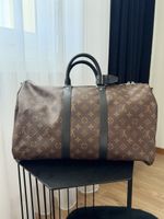 Borsa da viaggio Louis Vuitton Keepall tela monogram