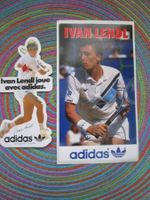 IVAN LENDL CZE TENNIS LENGENDE DRUCKAUTOGRAMM AUF STICKER